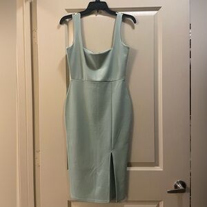 Nasty Gal Sage Green Dress Size 6
